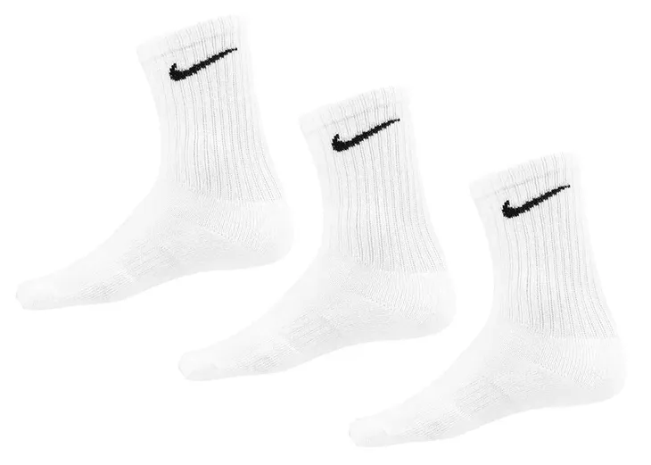 Skarpety Męskie Nike Białe Skarpetki 6 Par Bawełniane Wysokie roz. 42-46