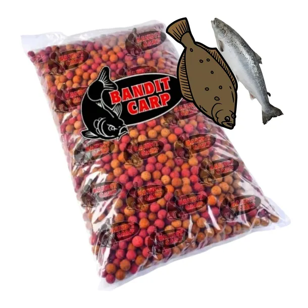 KULKI PROTEINOWE ZANĘTOWE NA WAGĘ MIX ŚMIERDZĄCY 3KG FISH MIX BANDIT CARP