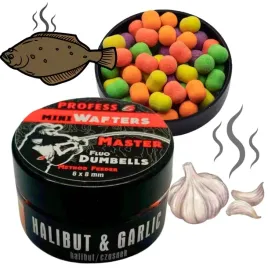 profess-mini-dumbell-master-halibut-czosnek-6x8mm-25ml-kulki-do-metody