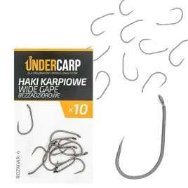 undercarp-haki-karpiowe-wide-gape-bezzadziorowe-rozm-4-opakowanie-10-szt