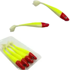 skuteczna-guma-ripper-kopyto-duckling-9cm-5g-czerwono-bialo-seledynowy