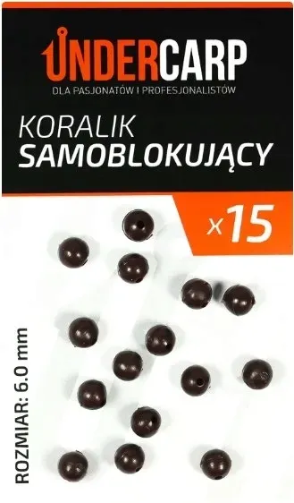 undercarp-koralik-samoblokujacy-brazowy-6mm-rodzaj-lacznik