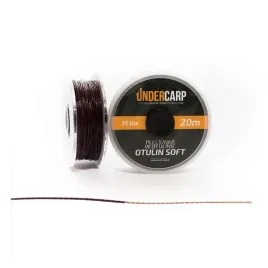 undercarp-plecionka-przyponowa-w-otulinie-20-m-35-lbs-otulin-soft-brazowa
