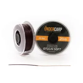 undercarp-plecionka-przyponowa-w-otulinie-20-m-25-lbs-otulin-soft-brazowa