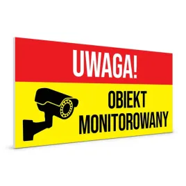 tabliczka-informacyjna-uwaga-obiekt-monitorowany-tablica-pvc-5mm-20x10cm