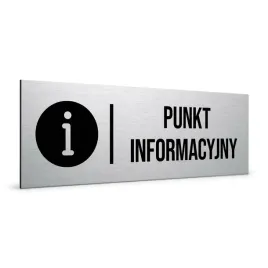 tabliczka-na-drzwi-dibond-znak-punkt-informacyjny-20x7cm