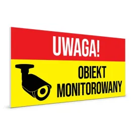 tabliczka-informacyjna-uwaga-obiekt-monitorowany-tablica-pvc-5mm-20x10cm