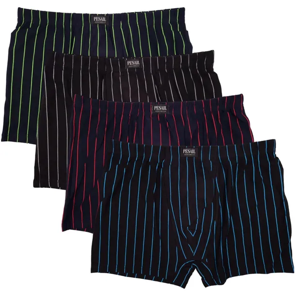 4x Bokserki Męskie Bawełniane Majtki w paski 6XL