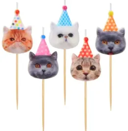 swieczki-urodzinowe-kotki-kolorowe-kot-kotek-tort