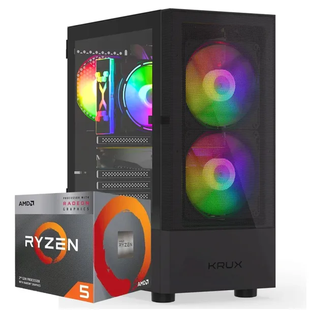 Komputer Gamingowy Ryzen 5 4,2GHz || RX Vega 11 || 16GB/512SSD Windows 11