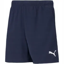 spodenki-dla-dzieci-puma-teamrise-short-jr-granatowe-704943-06-116cm