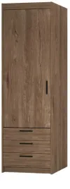 szafa-do-przedpokoju-60-cm-kuba-jednodrzwiowa-z-szufladami-dab-lefkas