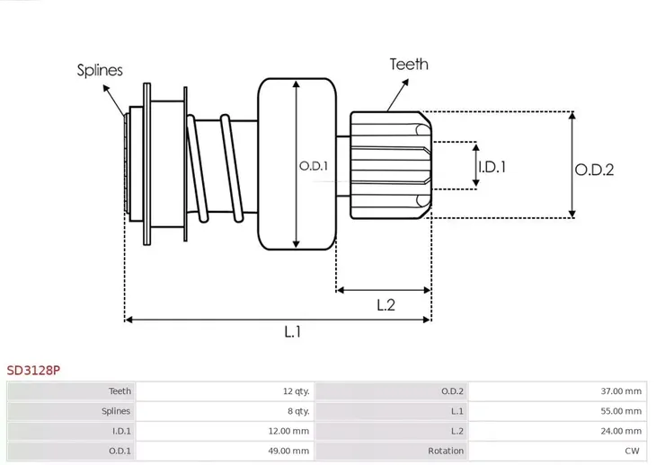 bendix-rozrusznika-sd3128p-autostarter-typ-samochodu-samochody-osobowe