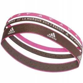 opaski-na-wlosy-adidas-hairbands-3-szt-osfm-brazowo-rozowa-ic6515