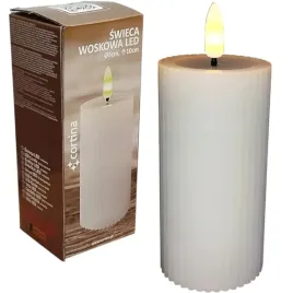 swieca-woskowa-karbowana-cortina-16-25-phn-znicz-led-fi5-biala-10cm