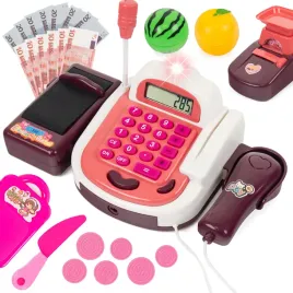 kasa-fiskalna-dla-dzieci-z-dzwiekiem-czytnik-kodow-monety-mikrofon-sklepowa
