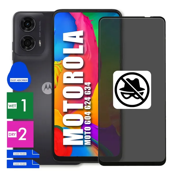 SZKŁO DO MOTOROLA MOTO G24 PRYWATYZUJĄCE ANTYSZPIEGOWSKIE CAŁY EKRAN 5D