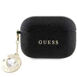 etui-guess-guap2pgehcdk-na-airpods-pro-2-cover-czarne-fixed-glitter-heart