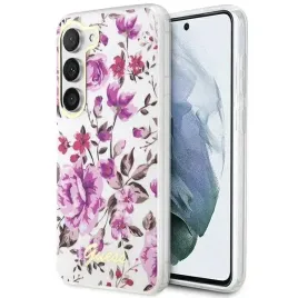 guess-guhcs23mhcfwst-etui-do-samsung-s23-s916-bialy-white-hardcase-flower