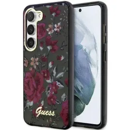 guess-guhcs23mhcfwsa-etui-do-samsung-s23-s916-zielony-kaki-hardcase-flower