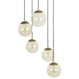 lampa-wiszaca-szklana-5-punktowa-zlota-noel-lumarko