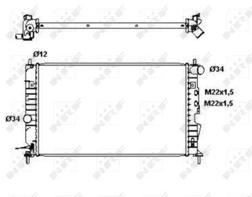 chlodnica-silnika-50563-nrf-numer-katalogowy-oryginalu-opel-1300176-opel-1300185-opel-52464523-opel-52479088-opel-52479098-vauxhall-1300176-vauxhall-1300185-vauxhall-52464523-vauxhall-52479088-vauxhall-52479098