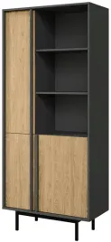 regal-alsy-2-83cm-meble-pokojowe-alsy-antracyt-dab-olejowany