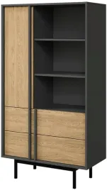regal-alsy-4-83cm-meble-pokojowe-alsy-antracyt-dab-olejowany