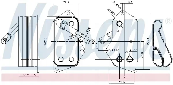 chlodnica-oleju-numer-katalogowy-oryginalu-alpina-11427525333-bmw-11427525333