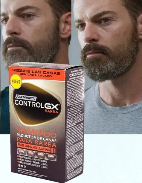 Just For Men ControlGx Szampon Przywraca naturalny kolor Twojej Brodzie 118