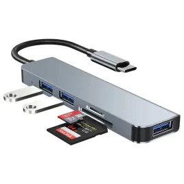 hub-adapter-5w1-usb-c-usb-3-0-czytnik-kart-sd-tf