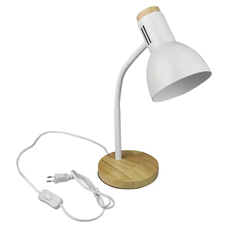 lampka-biurkowa-e27-biala-stan-nowy