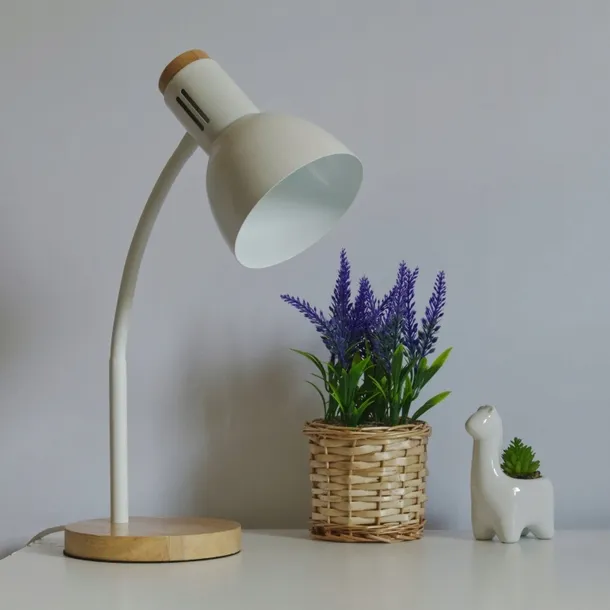 lampka-biurkowa-e27-biala-zasilanie-sieciowe