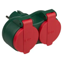 rozgaleznik-elektryczny-zlodziejka-rozdzielacz-2-gniazda-ip44-z-uziemieniem