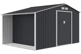 domek-narzedziowy-ogrodowy-metalowy-szopa-ogrodowa-z-drewutnia-35x25m