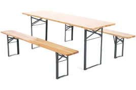 stol-cateringowy-skladany-200cm-z-lawkami-drewniany-zestaw-mebli-horeca