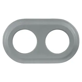 ramka-podwojna-ceramiczna-classica-slim-szara