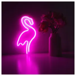podswietlany-neon-led-rozowy-flaming-na-sciane-dekoracja-wewnetrzna-ledon