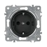 gniazdo-schuko-czarne-oval