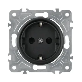 gniazdo-schuko-czarne-oval