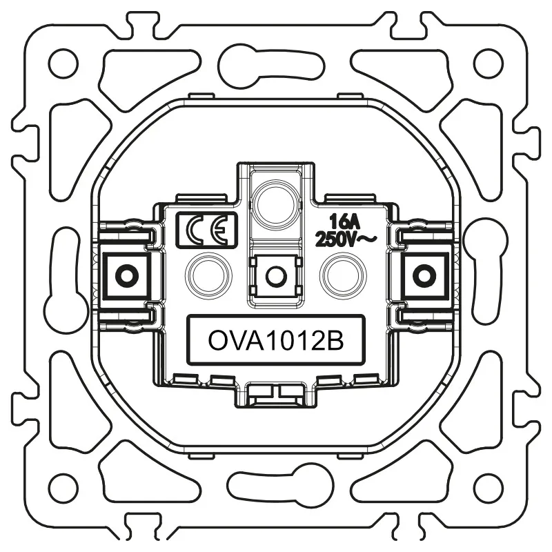 gniazdo-schuko-czarne-oval-stan-nowy