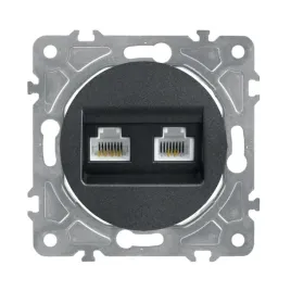 gniazdo-rj45-rj11-czarne-oval