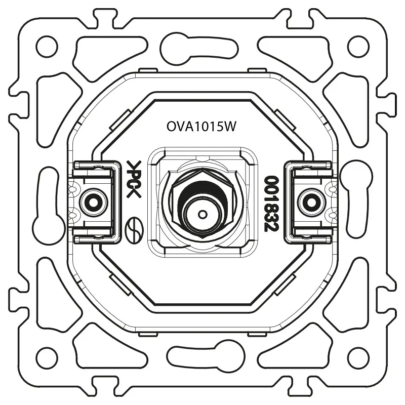 gniazdo-sat-biale-oval-stan-nowy