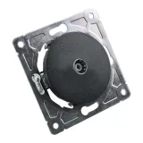 gniazdo-tv-czarne-oval-stan-nowy