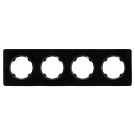 ramka-poczworna-szklana-czarna-oval