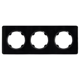 ramka-potrojna-szklana-czarna-oval