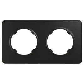 ramka-podwojna-plastikowa-czarna-oval