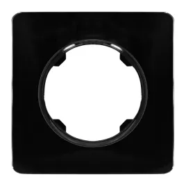 ramka-pojedyncza-szklana-czarna-oval