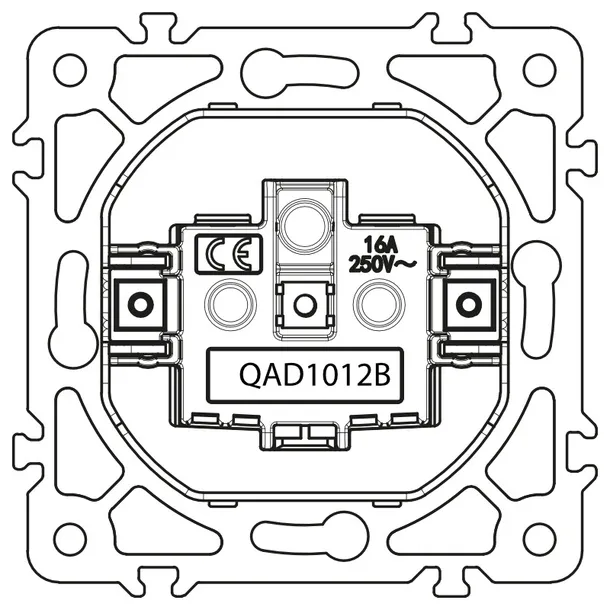 gniazdo-schuko-czarne-quad-uziemienie-z-uziemieniem