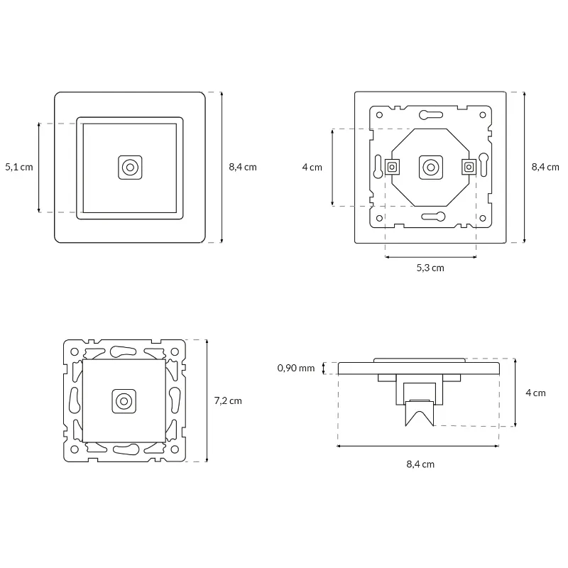 gniazdo-antenowe-biale-quad-stan-nowy